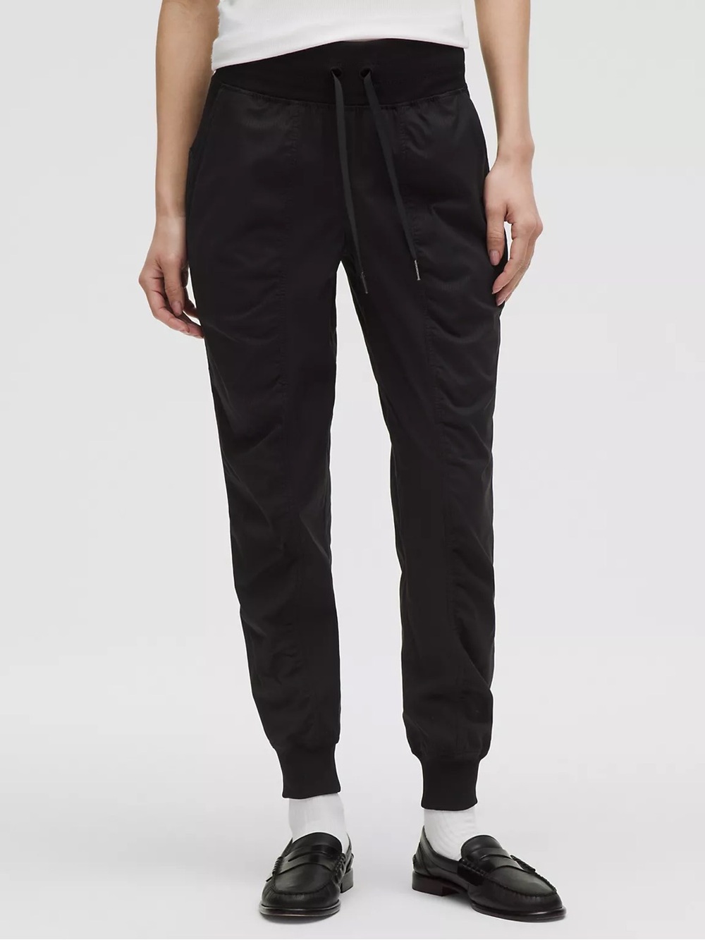 Lululemon Dance Studio Black Jogger Pants Full Length Size 6